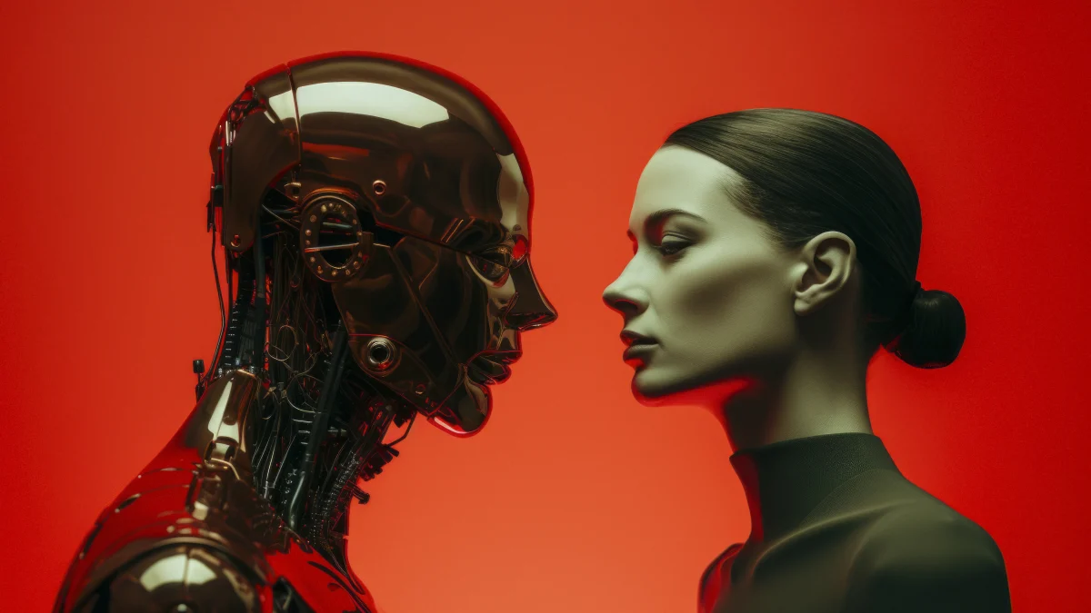 A thumbnail showing AI vs human (robot vs human)